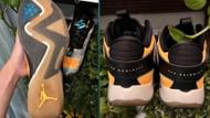 Here's a closer look at the heel counters and outer sole unit of the sneaker (Image via Twitter/@uptod4te)